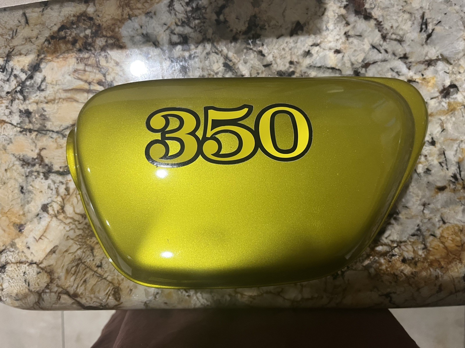 Honda SL 350 Left Side Cover NOS GOLD SL350