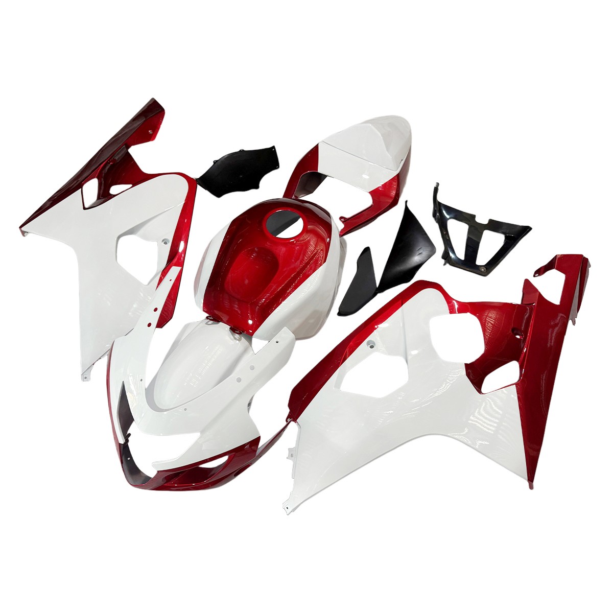 Fairings Body Kit For Suzuki 2004 2005 GSXR600 GSXR750 Bodywork White Candy Red Fairings Body Kit For Suzuki 2004 2005 GSXR600 GSXR750 Bodywork White Candy Red