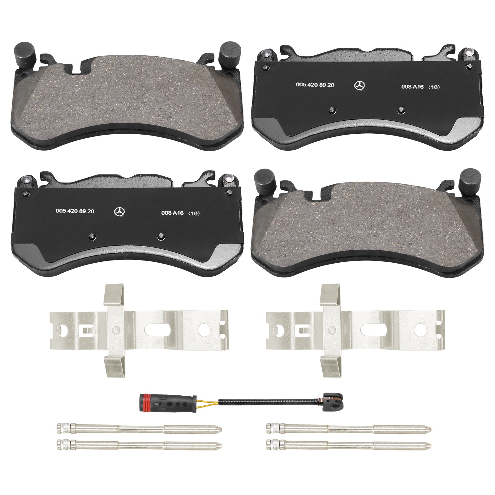4x Front Ceramic Brake Pads for Mercedes-Benz C63 AMG S E63 AMG S GLE63 AMG S