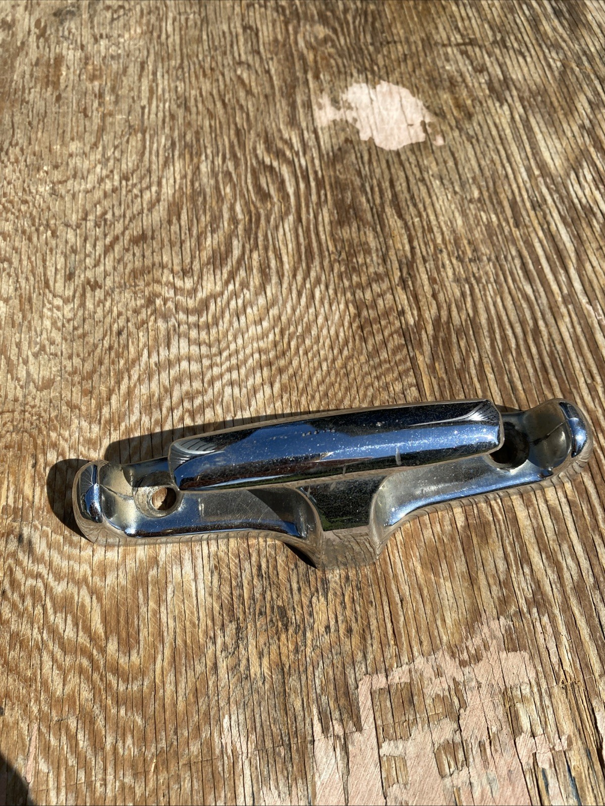 1 Vtg Chrome OEM 1980's Ford D3TB-9900064-AC Bed Tie Down Hooks Cleat #A22