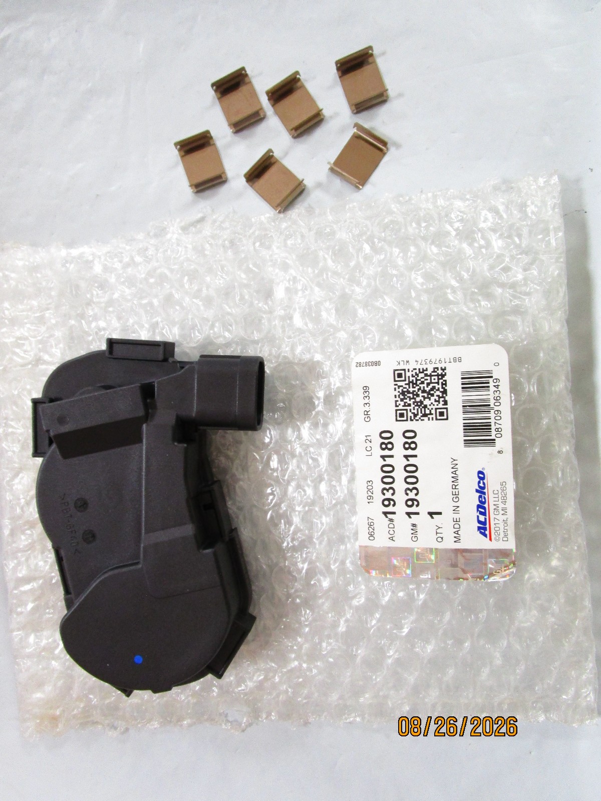Throttle Position Sensor ACDelco Pro 19300180 Throttle Position Sensor ACDelco Pro 19300180