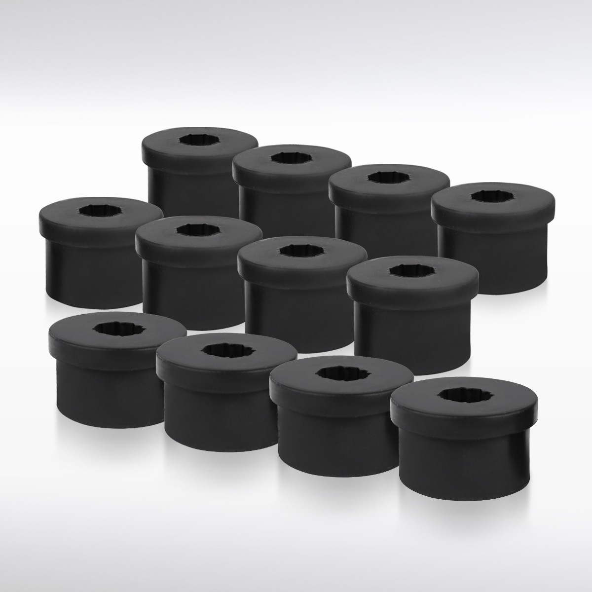 Fit 1979-2004 Ford Mustang Black Bushings Fit Rear Lower/Upper Control Arm