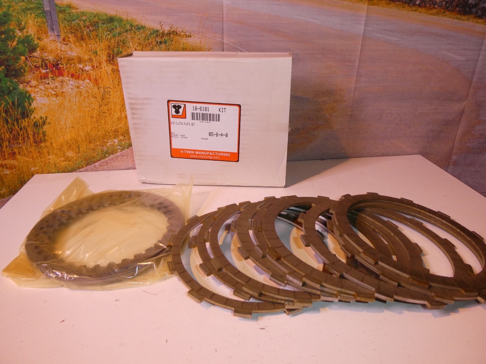Harley M8 Clutch Plates Set Ultima GTR FLT Tour Models 17-18 V-Twin 18-6181 X8