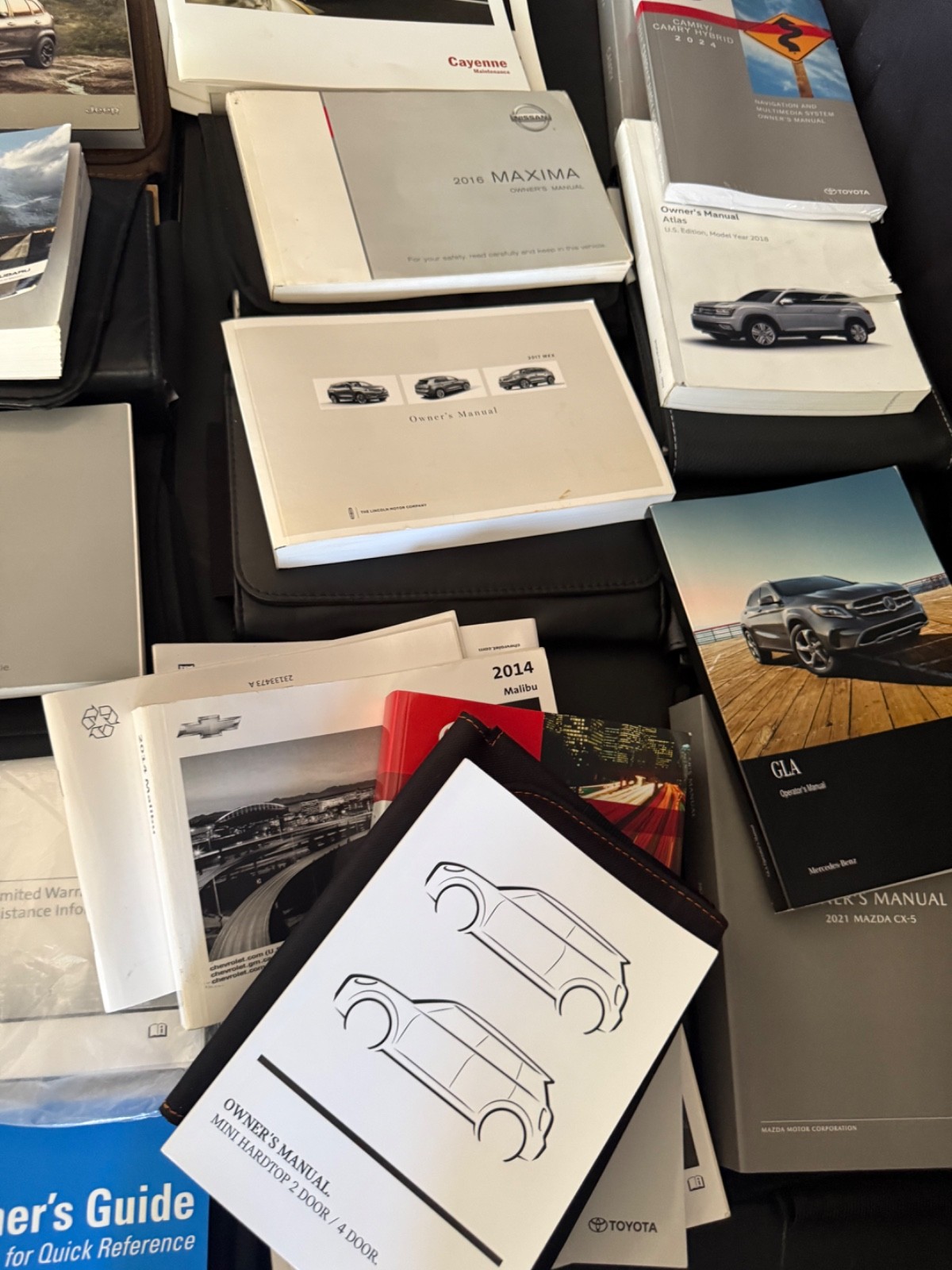 Car MANUALS LOT OF OWNERS MANUAL 25 RESALE BOOKS Lexus Mercedes-Benz 