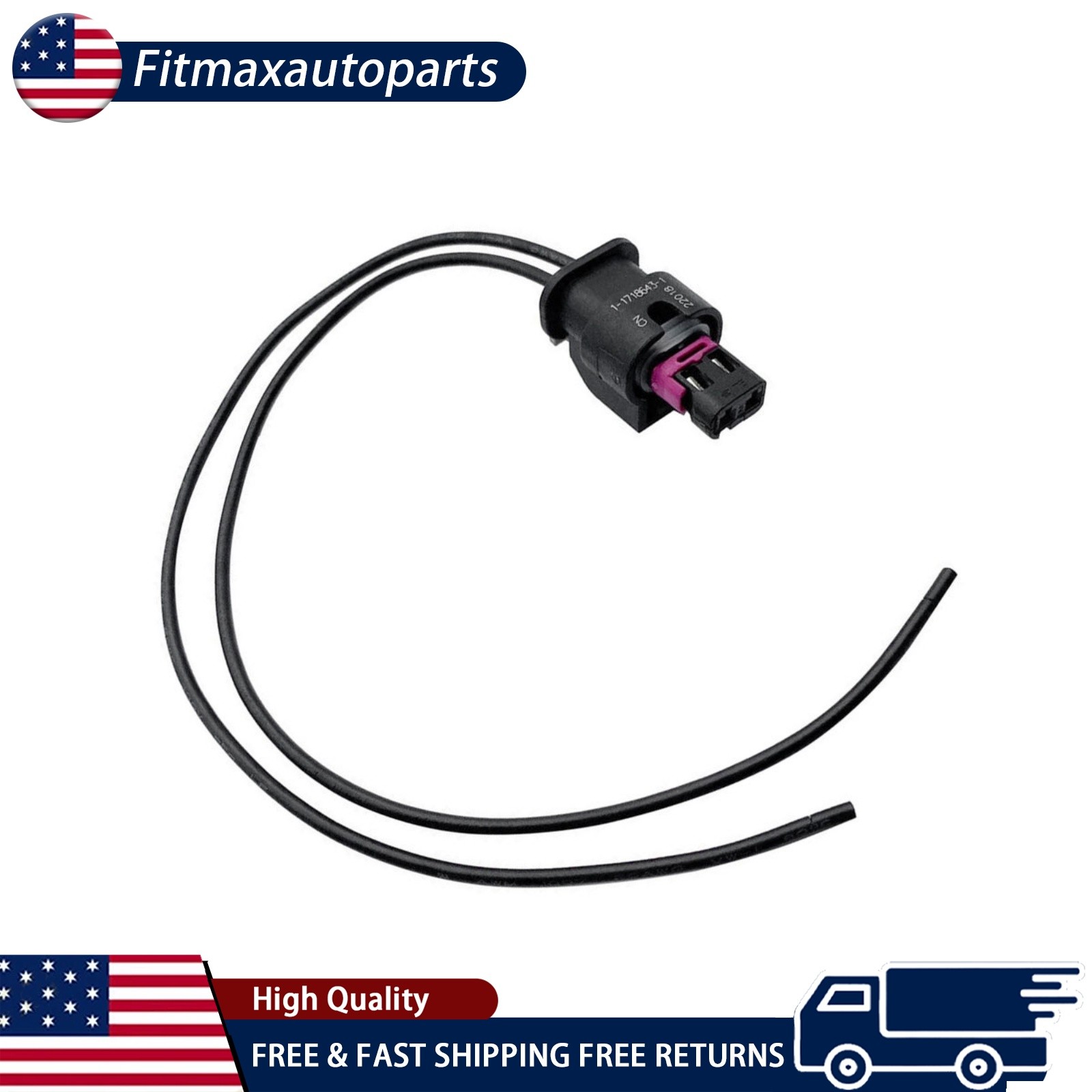 Connector for Volkswagen, Audi, Porsche. Female. 2-PIN. 4H0973702A