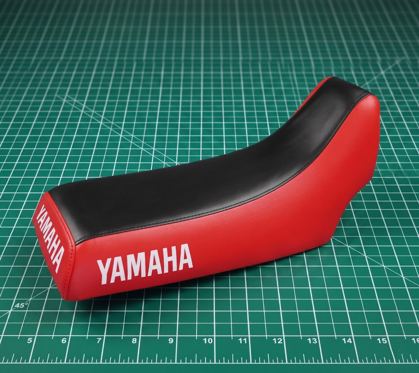 Yamaha Banshee YFZ350 Seat Cover For 1987 To 2006 Red Black Vinyl Seat Cover
