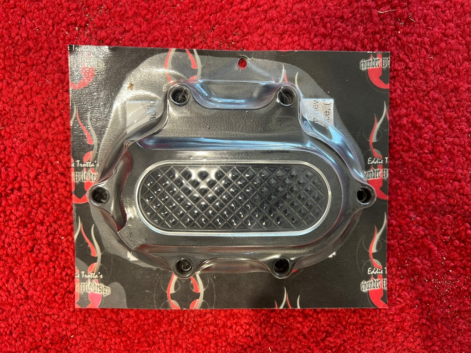 HYDRAULIC CLUTCH SIDE COVER FOR HARLEY BLACK - EDDIE TROTTA THUNDER DESIGNS