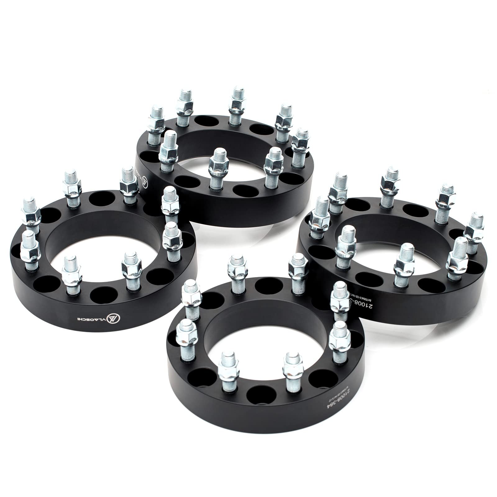 VLAOSCHI 4X Black 8x180 to 8x170 Wheel Adapters 1.5 Inch with 14x1.5 Studs VLAOSCHI 4X Black 8x180 to 8x170 Wheel Adapters 1.5 Inch with 14x1.5 Studs