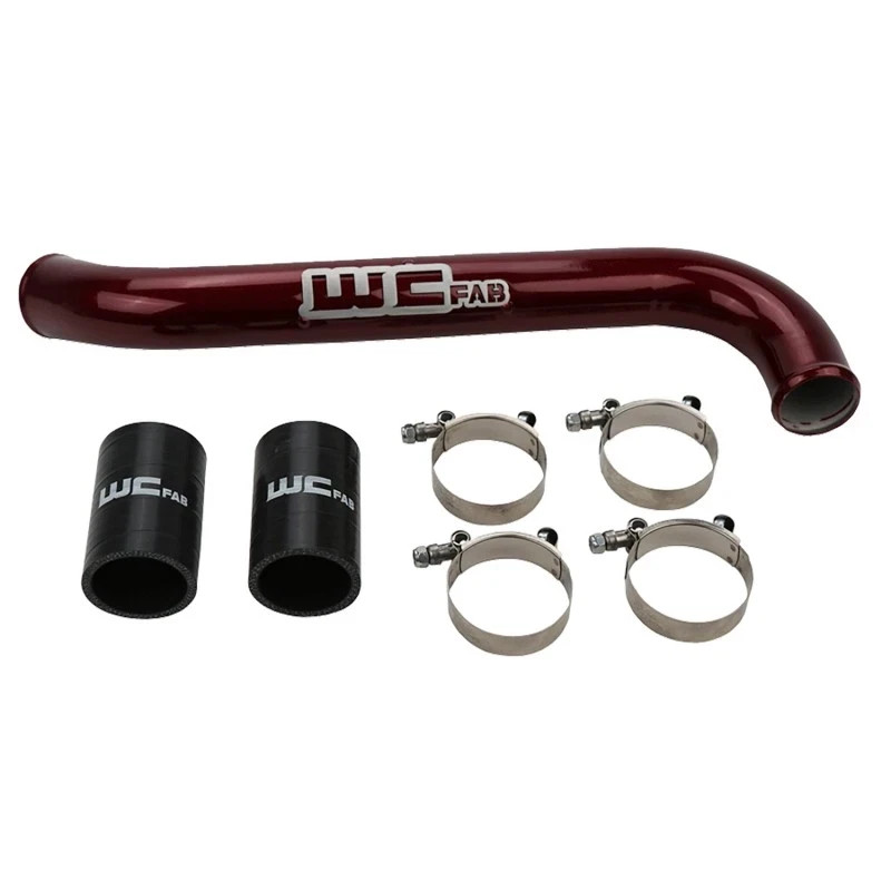 Wehrli for 17-19 Chevrolet 6.6L L5P Duramax Upper Coolant Pipe - WCFab Red