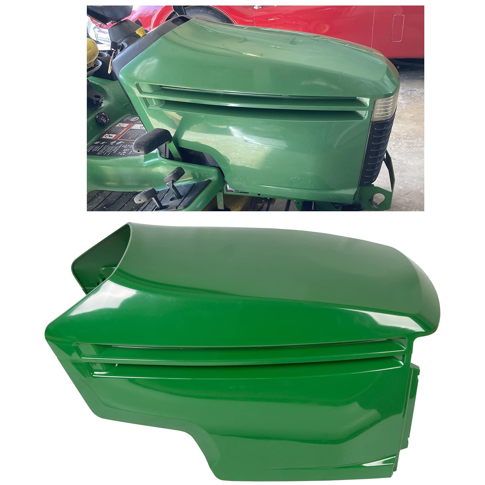 Lower Upper Hood Kit Compatible 325 335 345 GX345 LX277 Green VC-LYJD 048