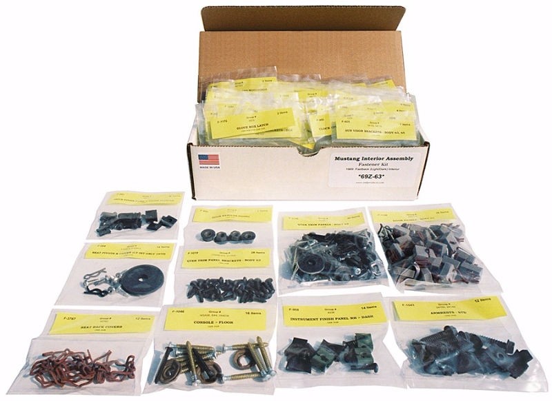 1965 Mustang Under Hood Bolt Kit OEM Correct AMK USA Made