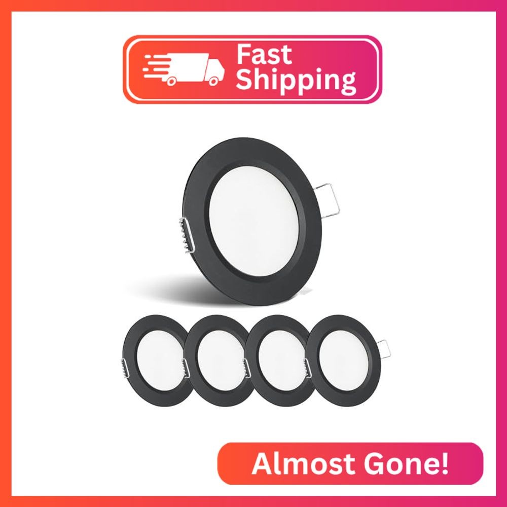 acegoo RV Recessed Ceiling Light 2-3/4” 12V Dimmable LED Puck Light