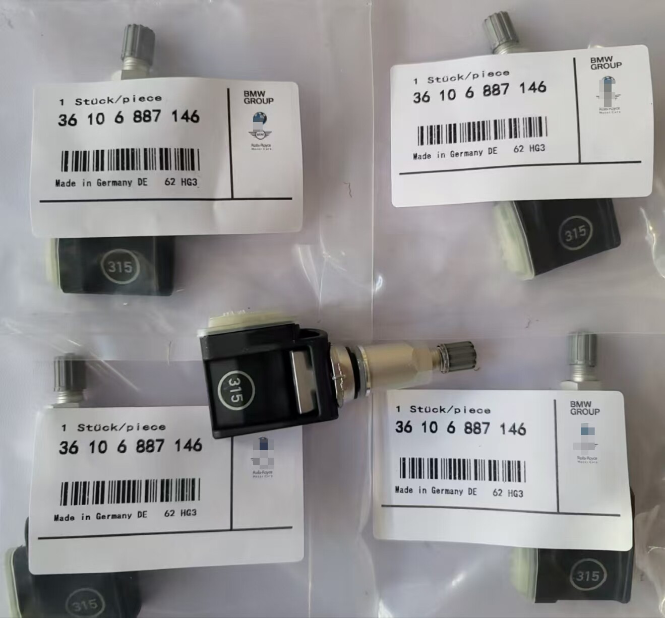 36106887146 TPMS 4Pcs Fits for G30 530e Sedan 2018-20 Replacement Parts