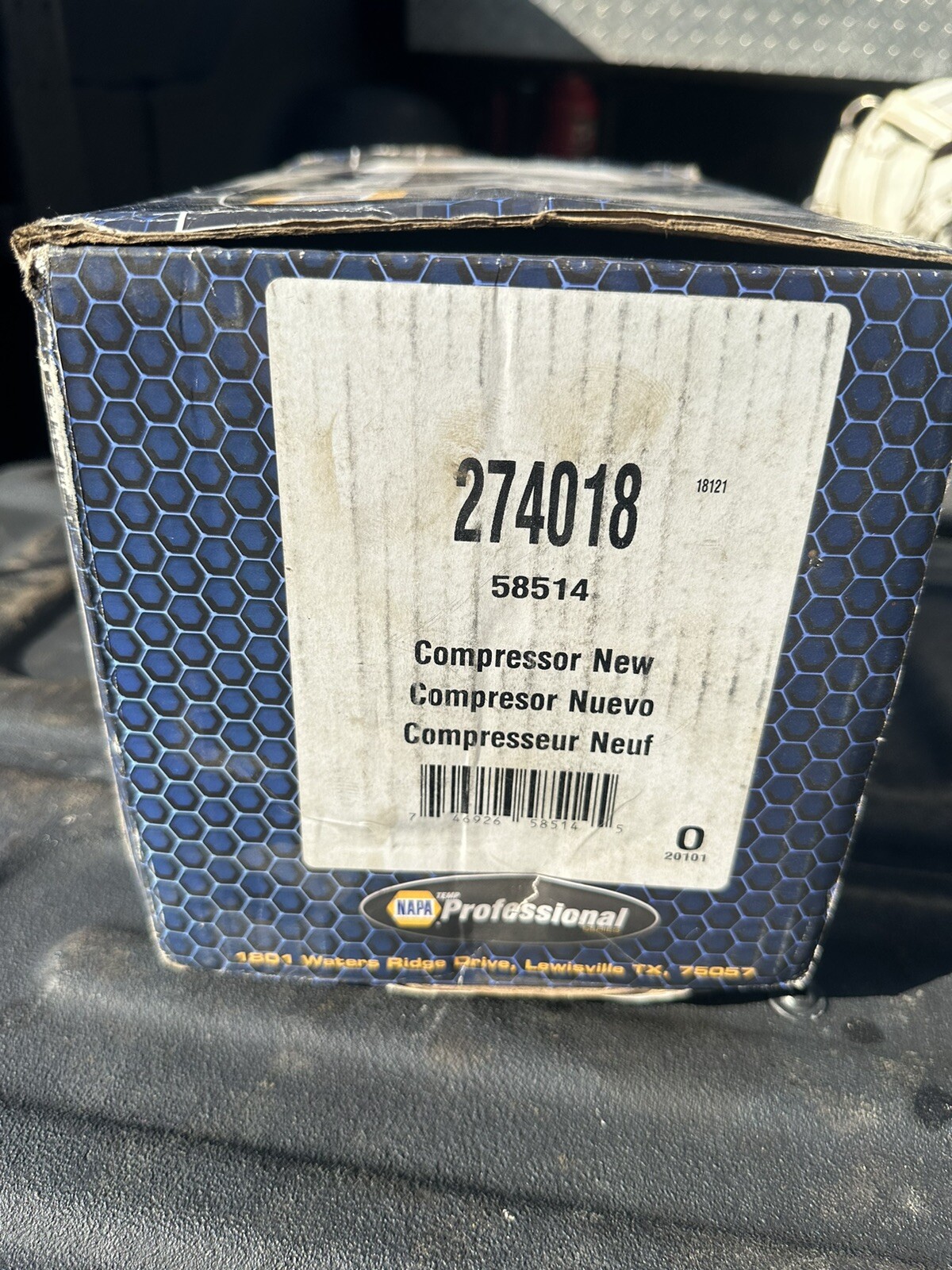 A/c Compressor New With Clutch Napa 274018/58514