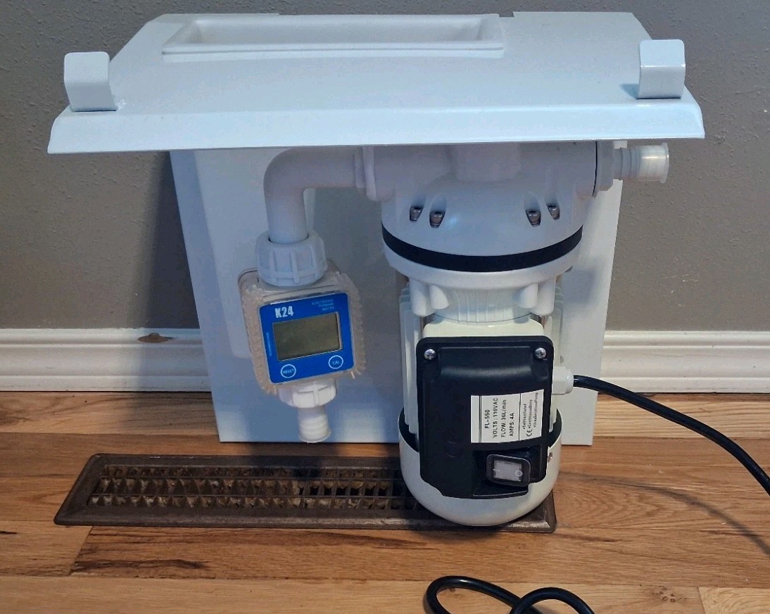 110-Volt Electric Diesel Exhaust Fluid (DEF) Transfer Pump Kit With K24 Meter 