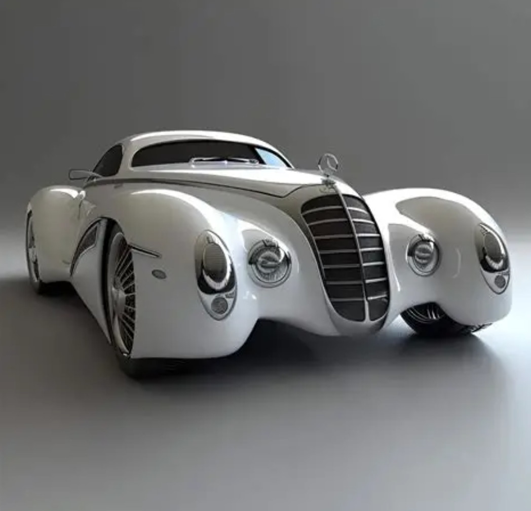 Mercedes-Benz Custom Built Concept Car w/Original Wheels/Rims1:12SCALE MODEL