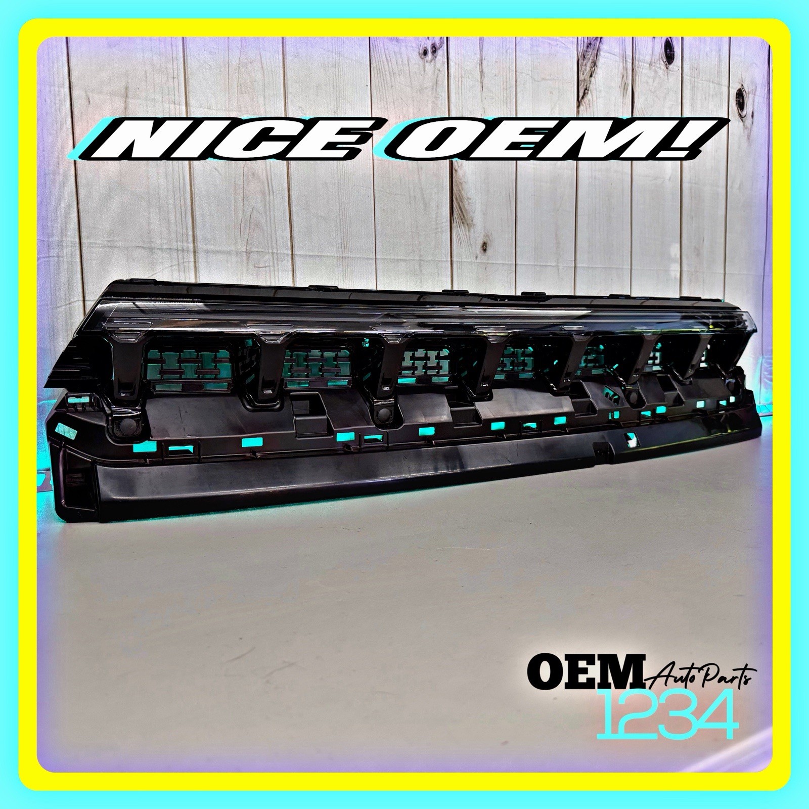 🔥 2026-2027 Jeep Grand Wagoneer Front Center Grille LED Bar 68614150AC 🇺🇸