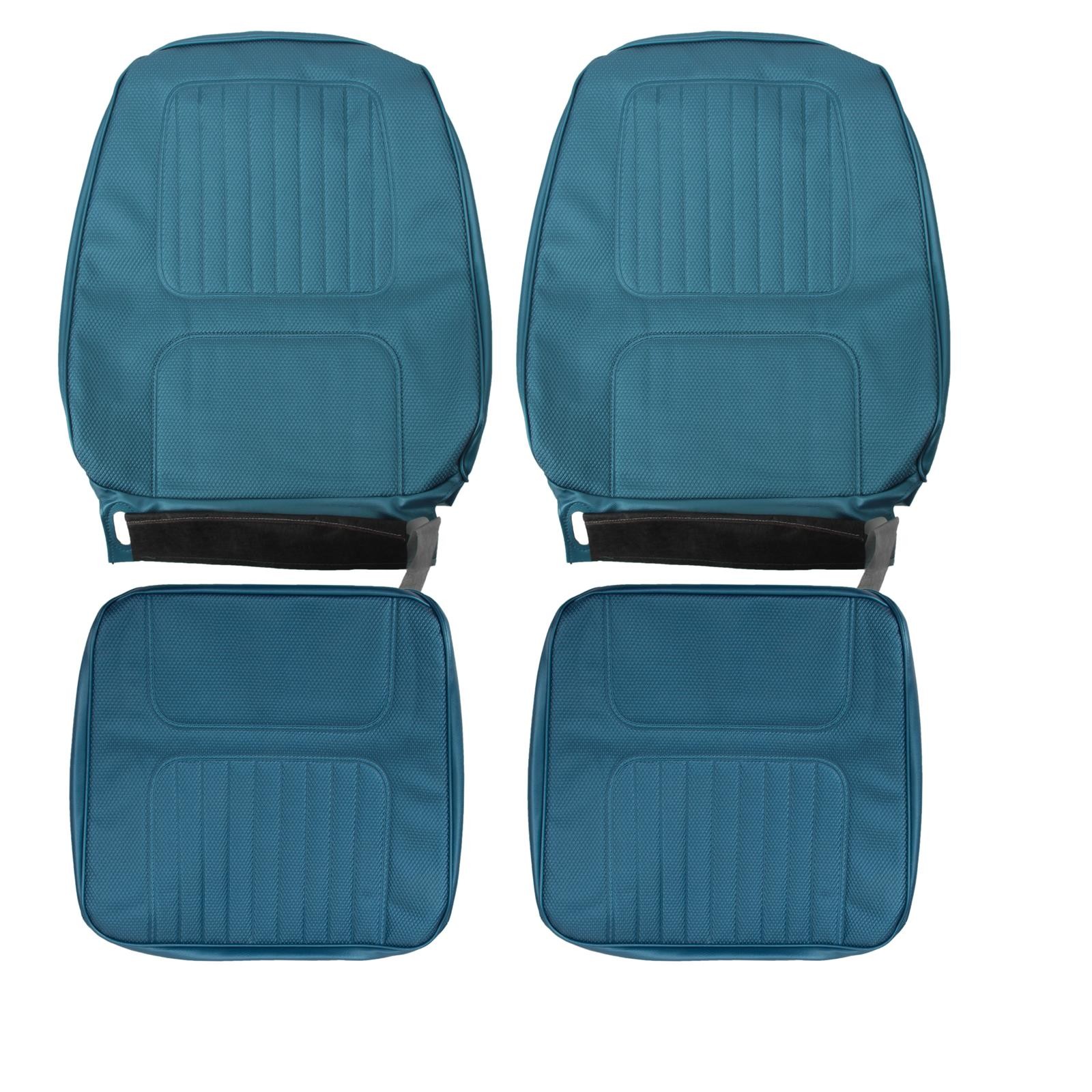 PUI Interiors 70FS14U 70 Fits Chevrolet Camaro Seat Cover Bright Blue