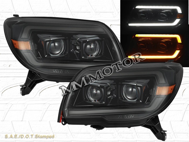 AlphaRex Pro Alpha-Black Projector Headlights for 2006-2009 Toyota 4Runner
