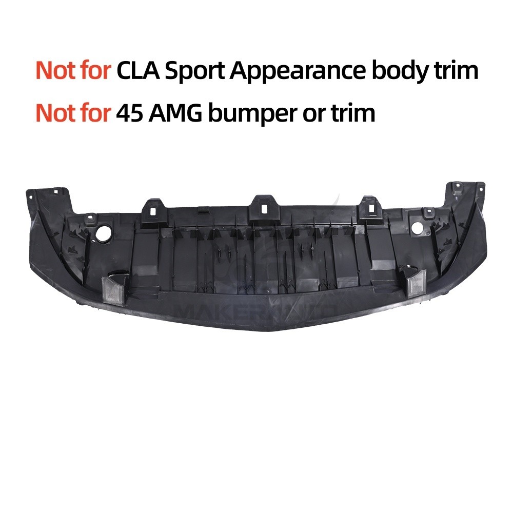 Front Bumper Splash Shield Mud Guard Cover For 14-16 Mercedes-Benz CLA 250 Base