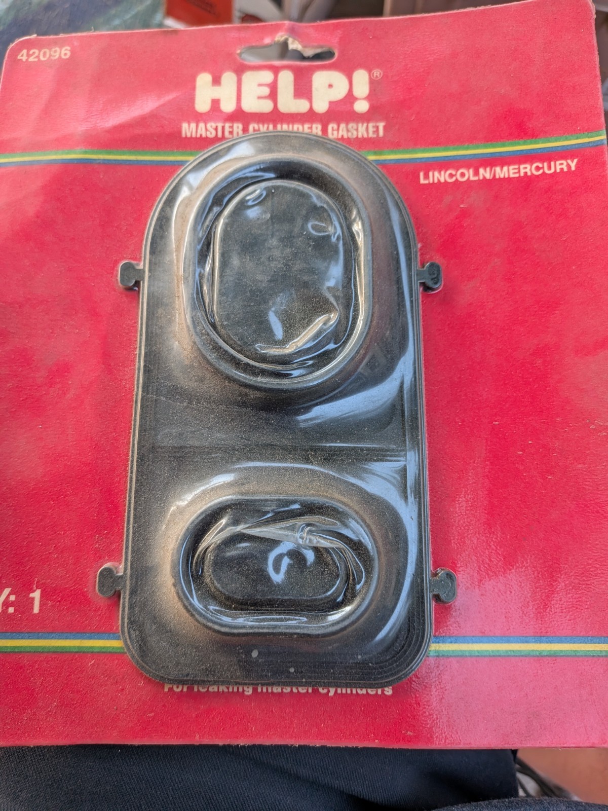 1984-86 Ford Mustang 1982-90 Lincoln Mercury Master Cylinder Gasket Motormite 1984-86 Ford Mustang 1982-90 Lincoln Mercury Master Cylinder Gasket Motormite