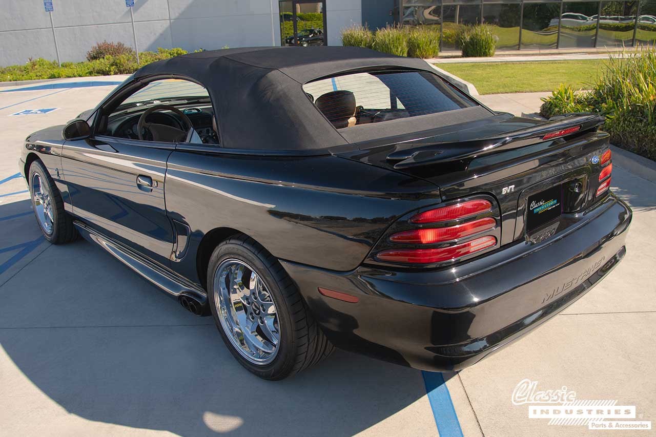Robbins 1994-95 Ford Mustang Convertible Top Black Vinyl 6211 KV BKB