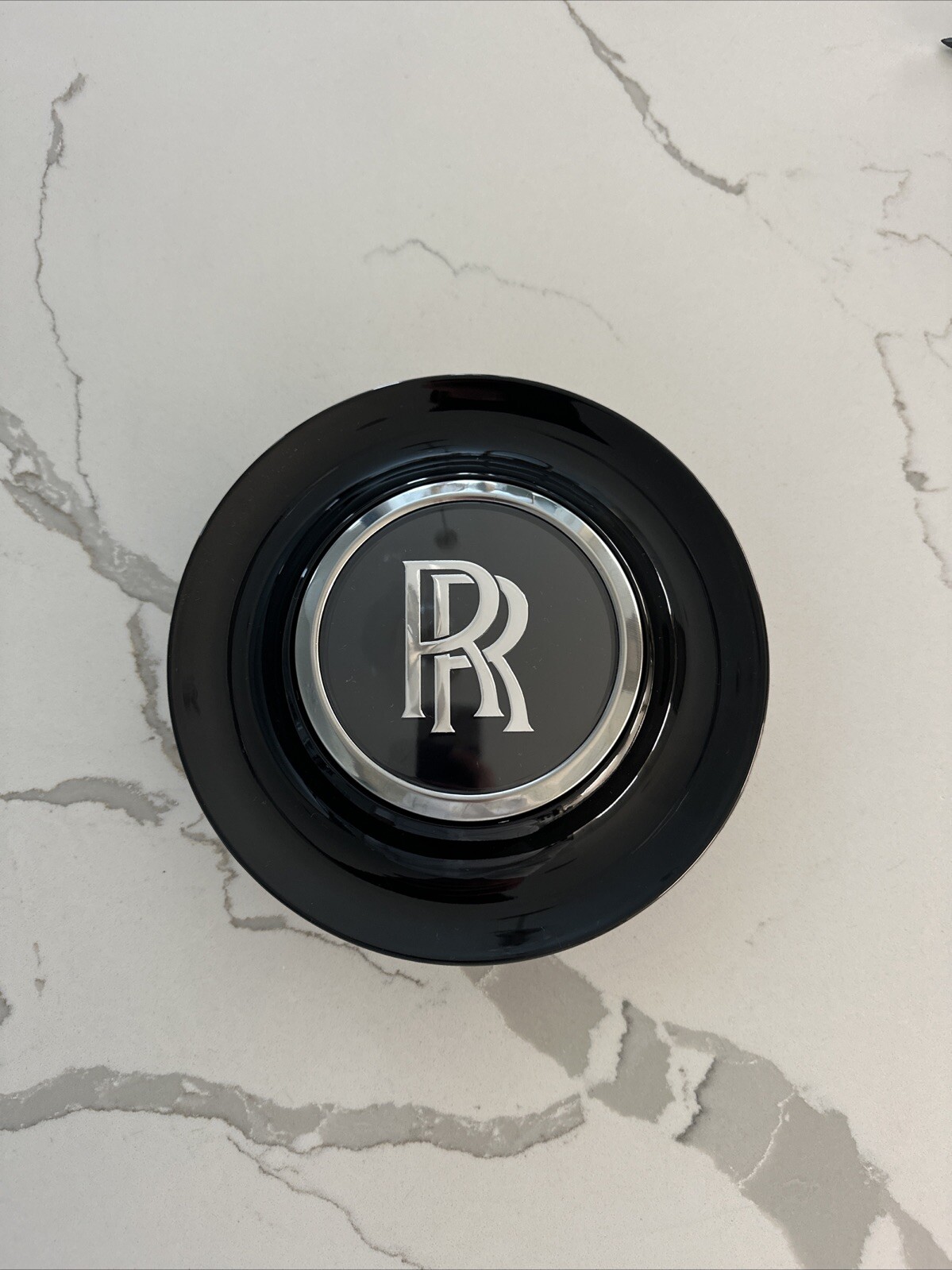 1pc For ROLLS ROYCE GHOST WRAITH DAWN FLOATING CENTER CAP WHEEL CAPS HUB BLACK
