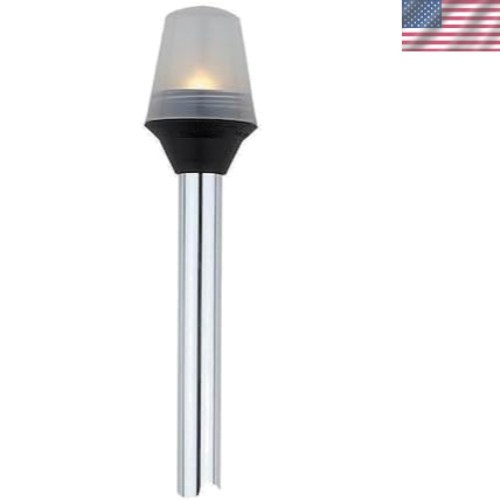 Universal Fit 24 Inch Marine Light – Frosted Globe, Easy Installation & Removal