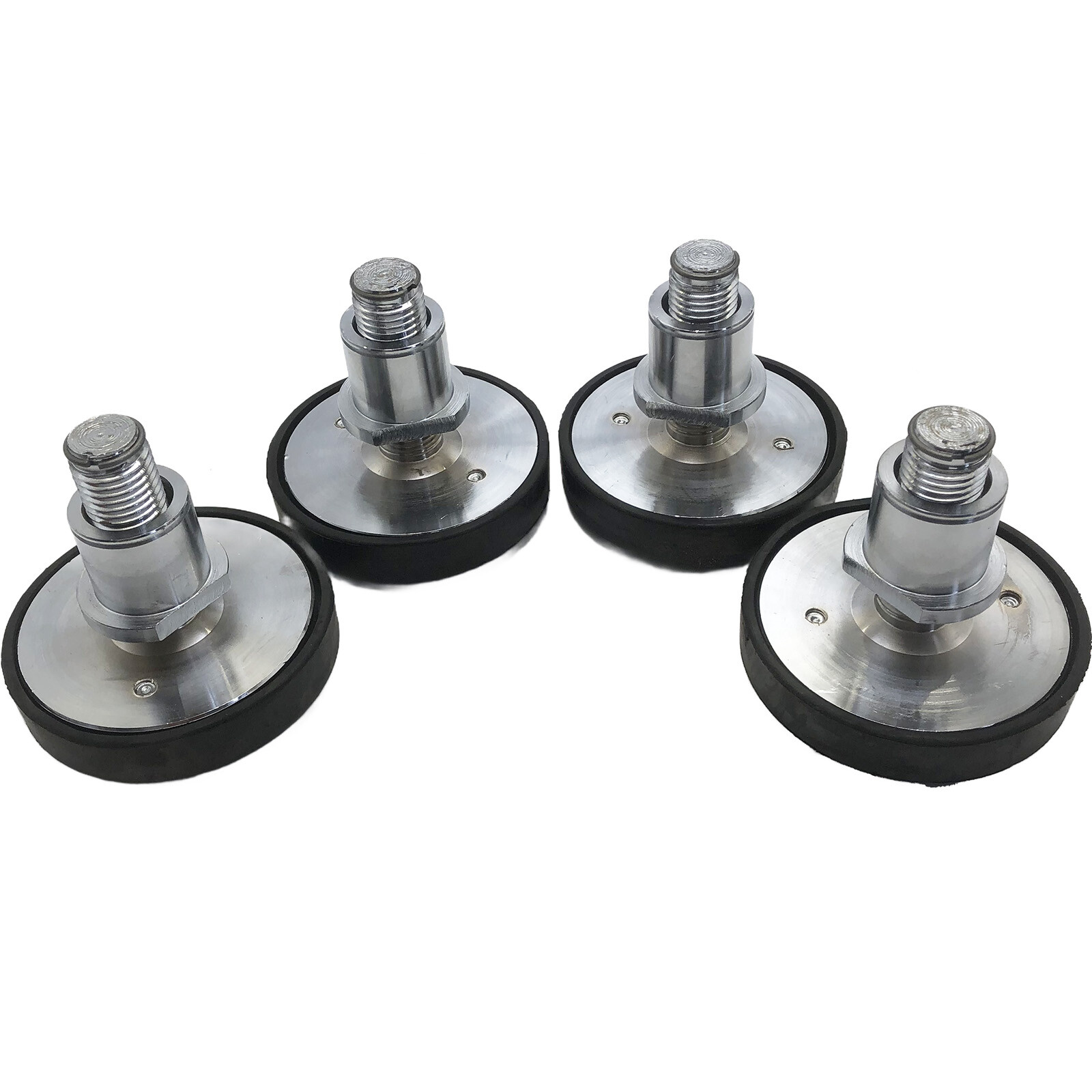 4pcs Car Lift Rubber tray Heightening Feet Plus High Leg Pads Shaft Dia 35-50mm
