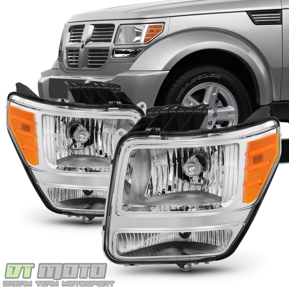 2007 2008 2009 2010 2011 Dodge Nitro Headlights Headlamps Replacement Left+Right 2007 2008 2009 2010 2011 Dodge Nitro Headlights Headlamps Replacement Left+Right