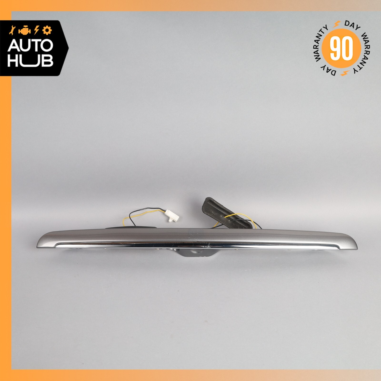 02-07 Maserati Spyder 4200 M138 Rear Trunk Lid Moulding Plate w/Lights OEM 61k