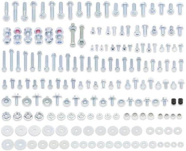 Bolt Motorcycle Hardware Offroad Metric Bolt Kit 200-Pieces