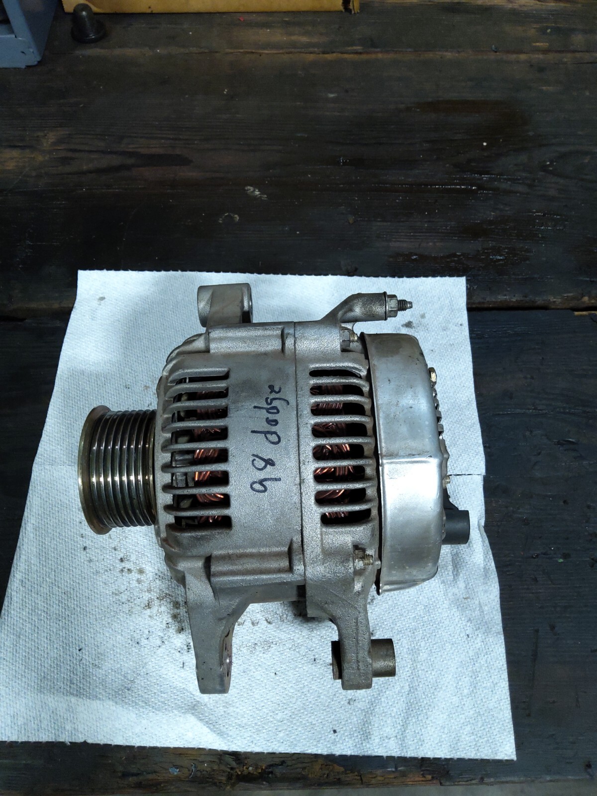 1998.5 1999 Dodge Cummins 5.9 Alternator Napa 213-8615 1998.5 1999 Dodge Cummins 5.9 Alternator Napa 213-8615