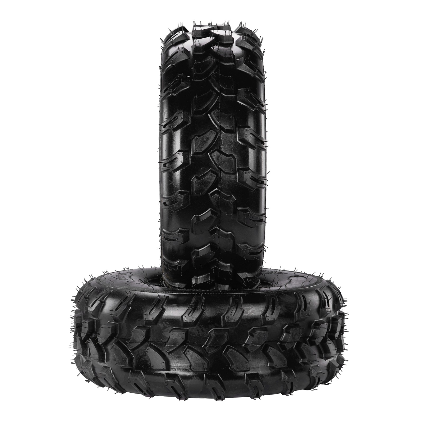 Two 21x7-8 ATV UTV Tires All Terrain 6 Ply 21x7x8 Tubeless Black Rubber