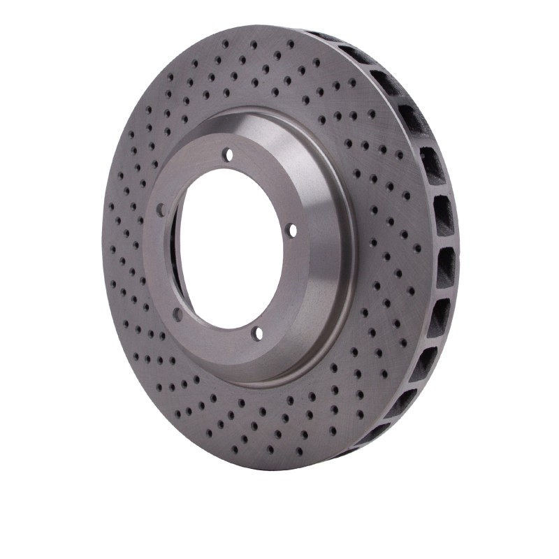 DFC Fits 82-89 Porsche 911 Left Front Drilled Brake Rotor DFC Fits 82-89 Porsche 911 Left Front Drilled Brake Rotor