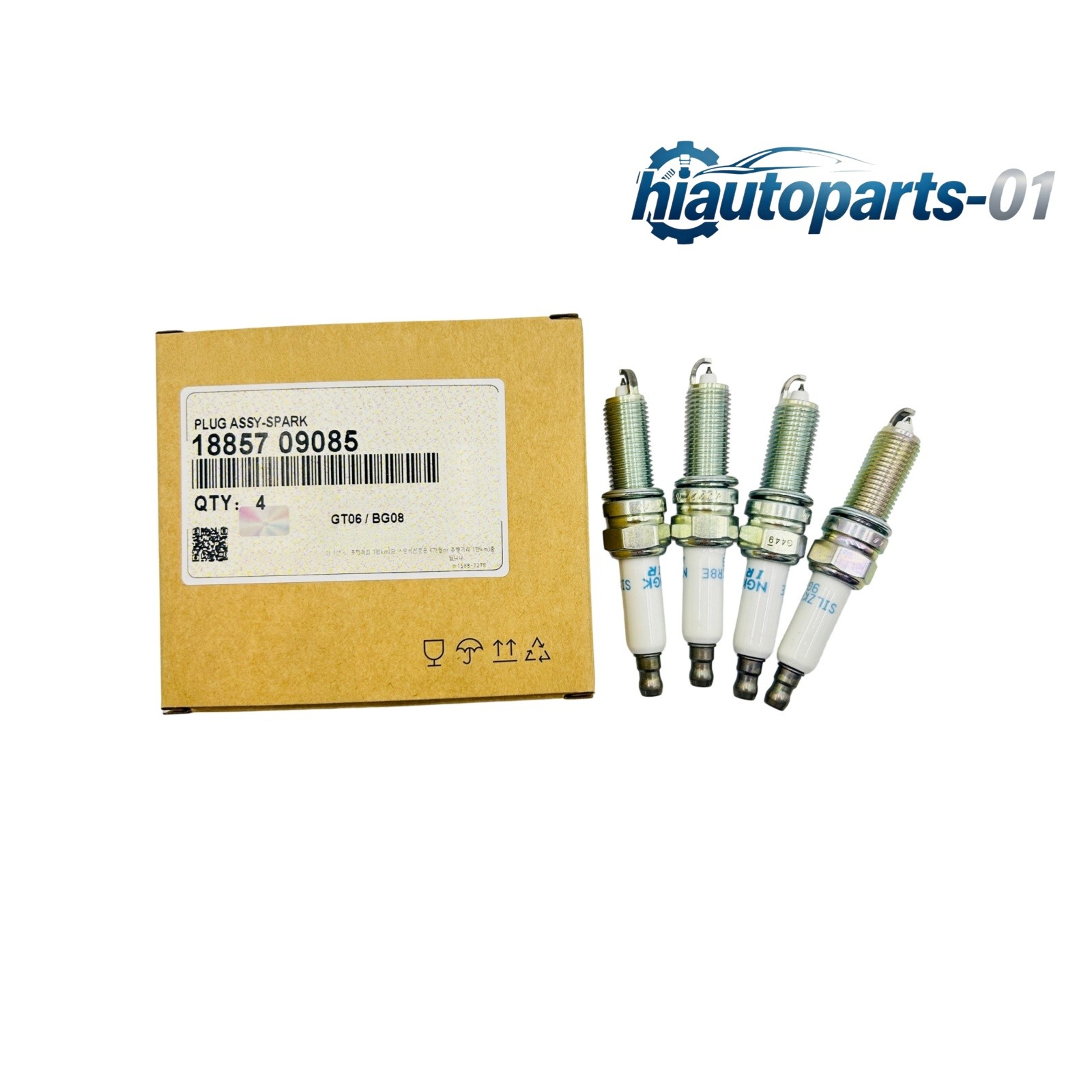 OEM 4Pcs SPARK PLUG For 2.0L 2015-22 Select Hyundai Kia Genesis 1885709085 OEM 4Pcs SPARK PLUG For 2.0L 2015-22 Select Hyundai Kia Genesis 1885709085