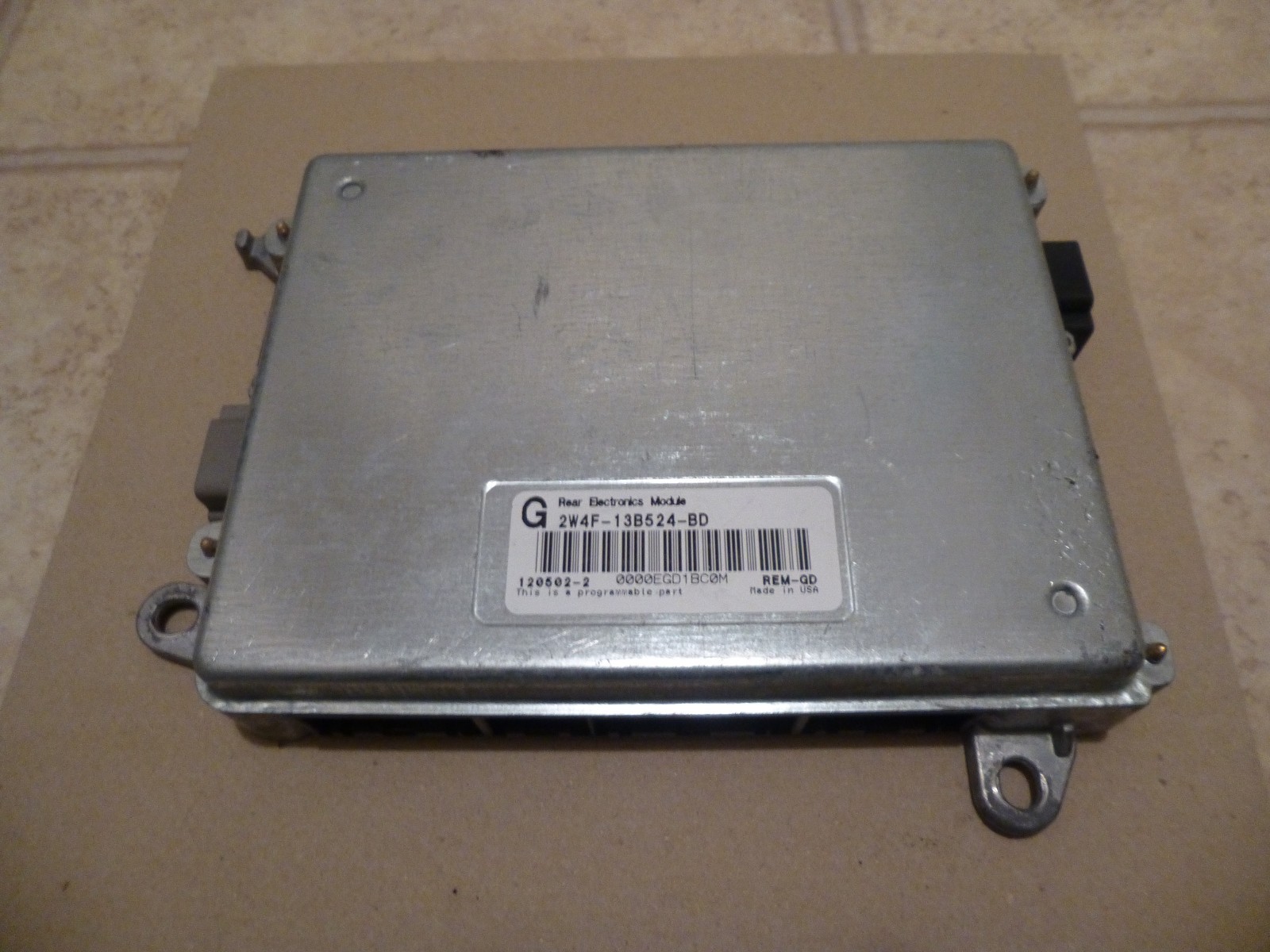 2003 2004 2005 2006 JAGUAR S TYPE REAR ELECTRONIC MODULE  2W4F-13B524-BD