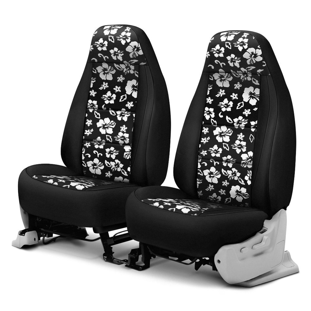 Coverking CR-Grade Neoprene 1st Row Black & Hawaiian Black Custom Seat Covers