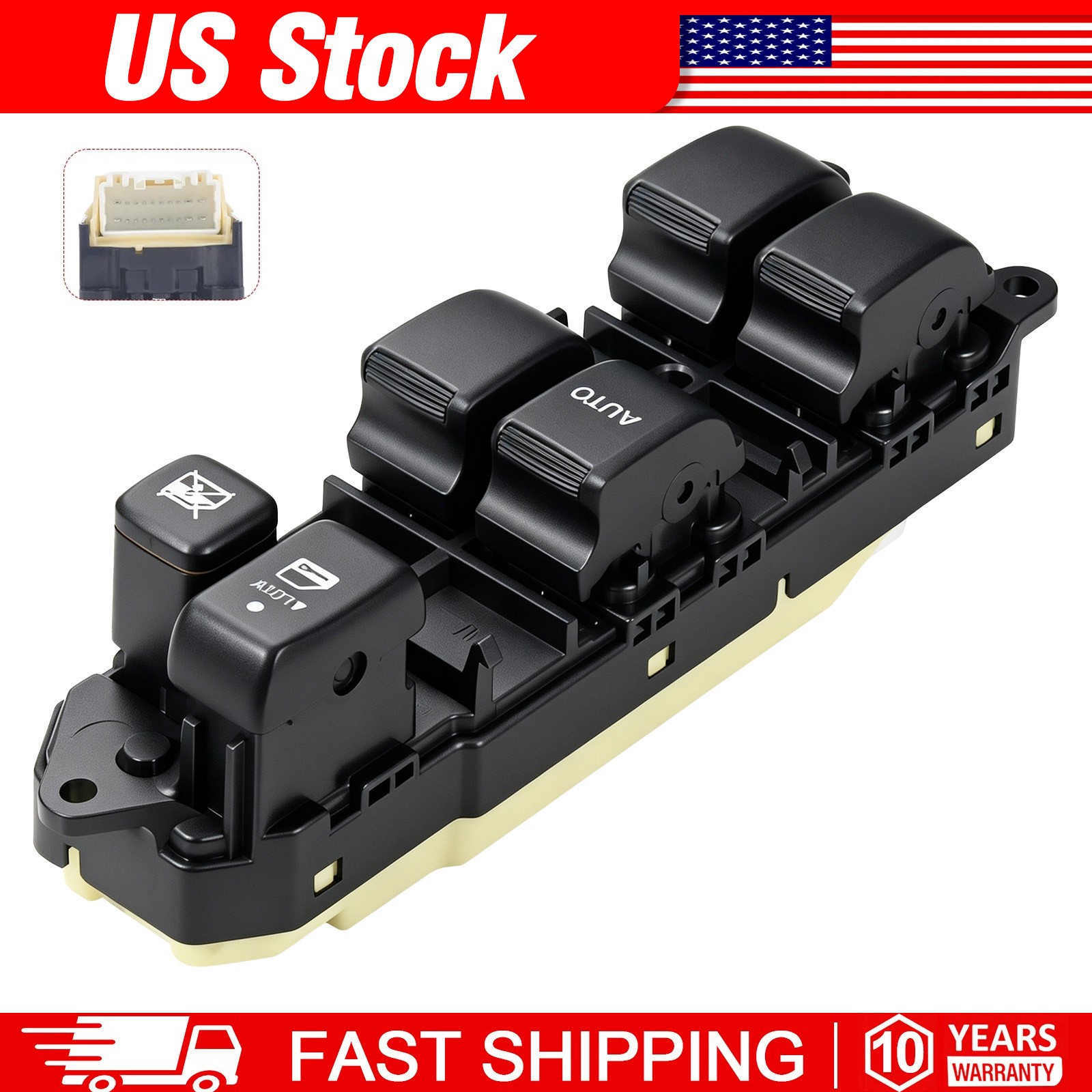 For 01-07 Toyota Highlander Left Driver Master Power Window Switch 84040-48050