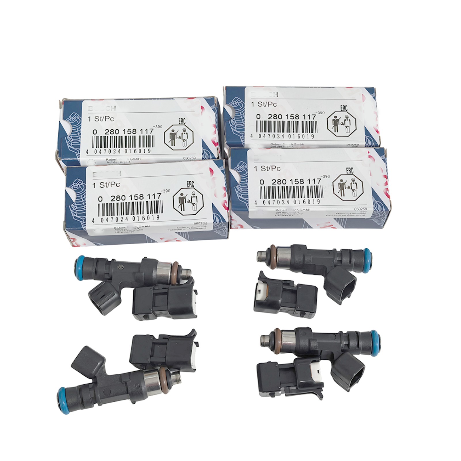 4X 52lb 550cc Fuel Injectors Bosch Fits For EV14 Audi A4 Golf Jetta Passat NEW