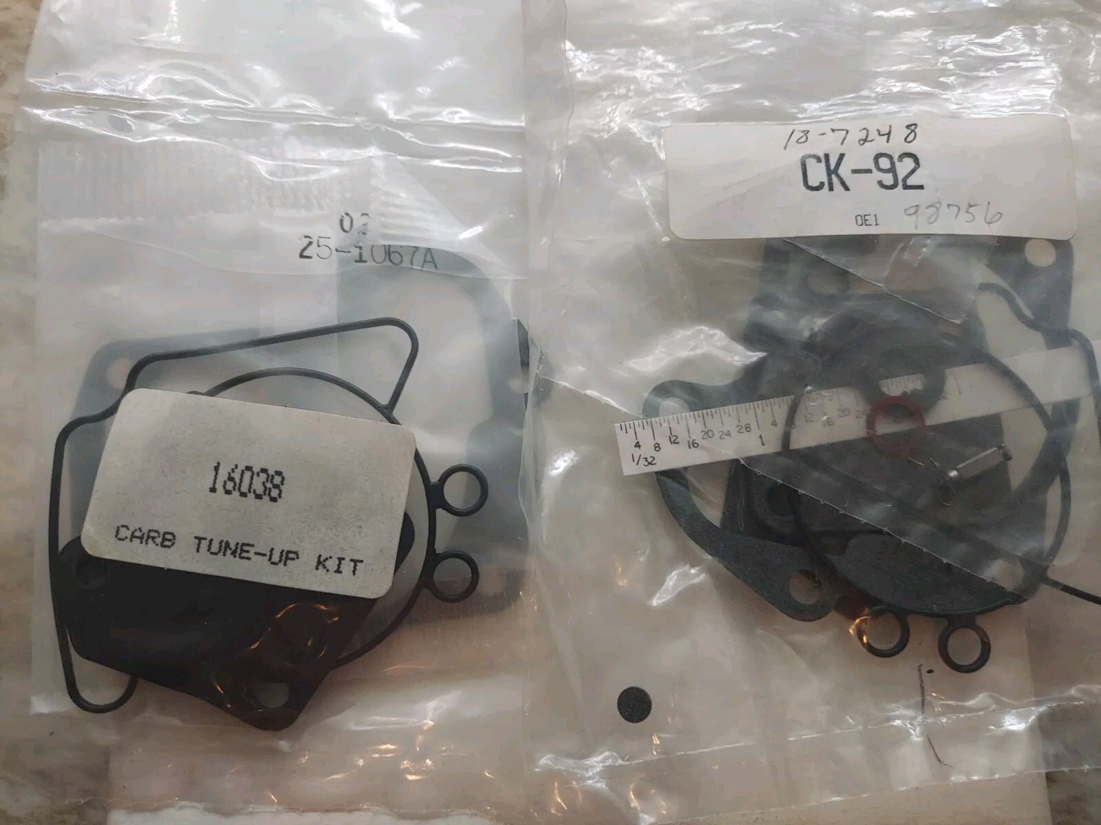  New Unopened Johnson/Evinrude 18-7248 Preferred Carb Repair Kits. 