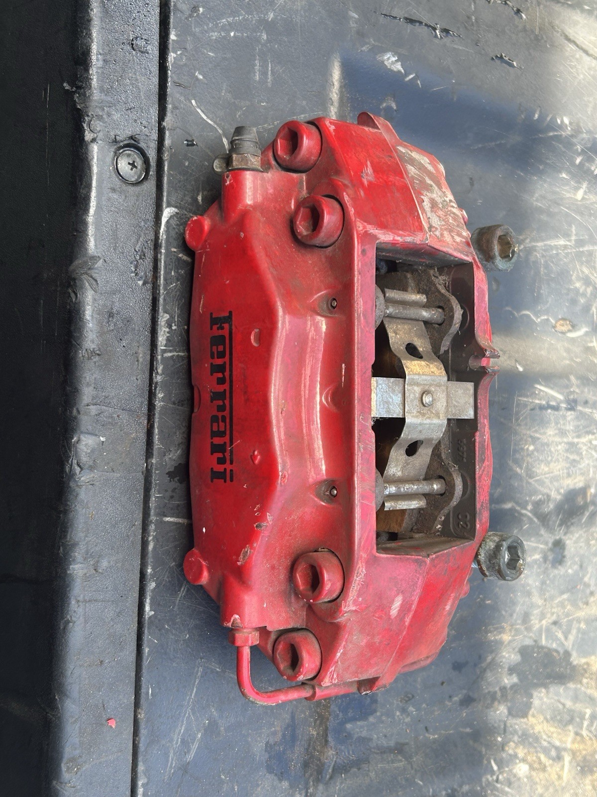 2003 Ferrari 360 Modena Right Rear Caliper Red USED 2003 Ferrari 360 Modena Right Rear Caliper Red USED