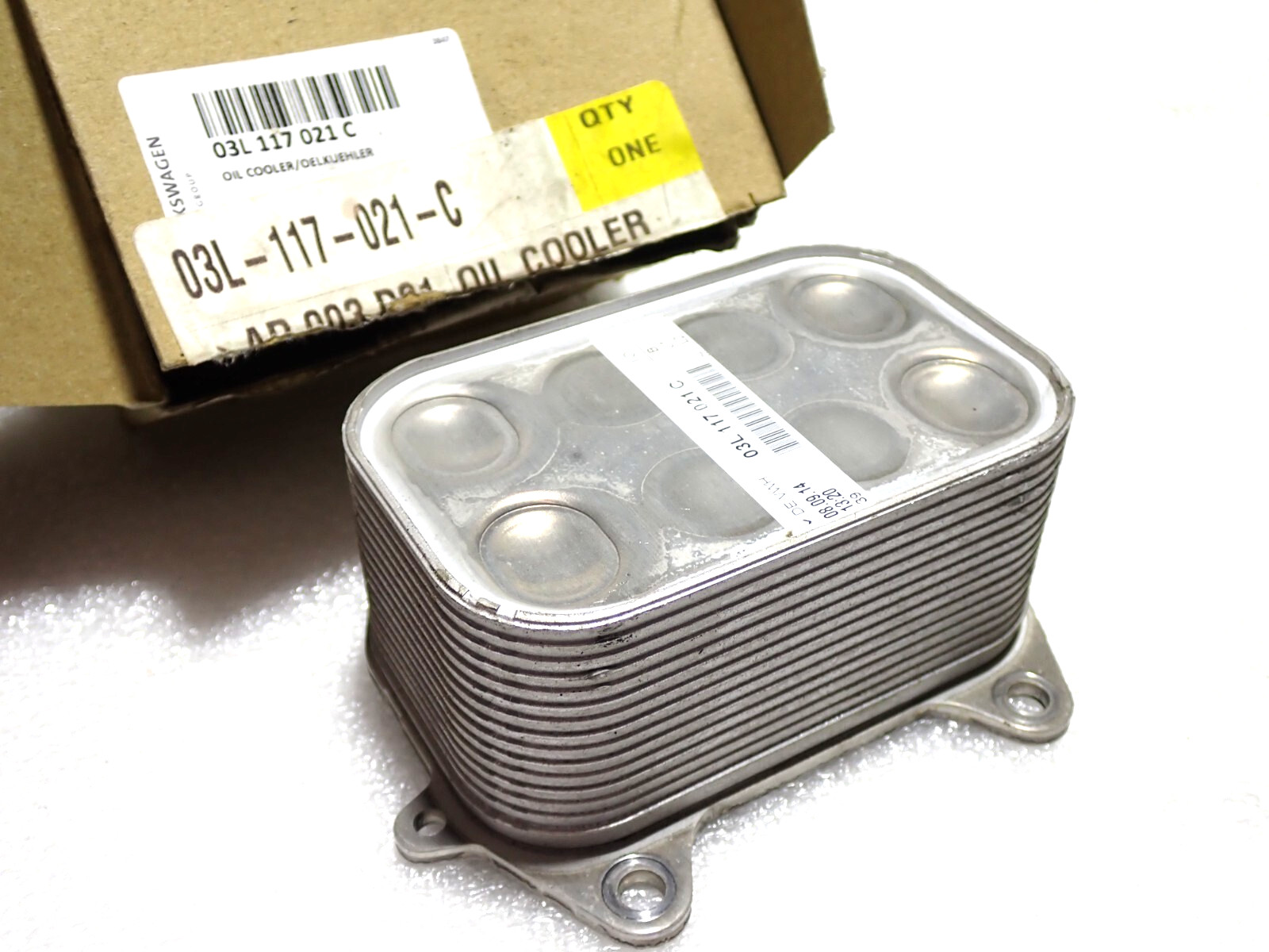 03L117021C VW VOLKSWAGEN OIL COOLER OEM NEW