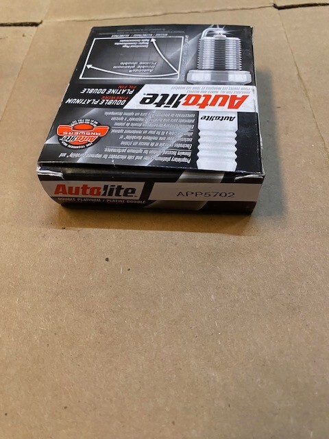 (4 pack) Autolite APP5702 Double Platinum Spark Plugs for Ignition Secondary 
