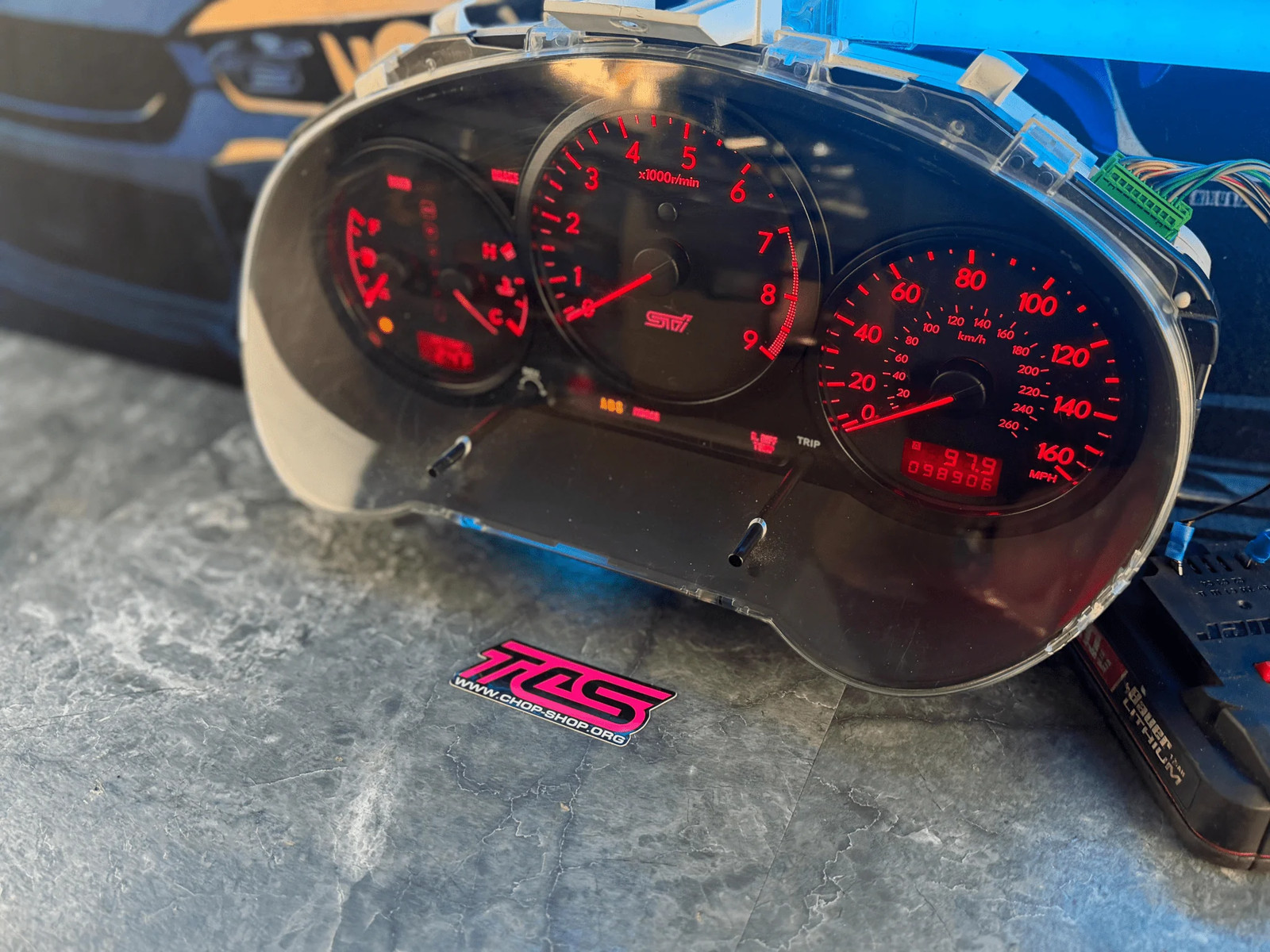 2005-2007 Subaru STi OEM Instrument Cluster DCCD Speedometer for WRX Swap 2005-2007 Subaru STi OEM Instrument Cluster DCCD Speedometer for WRX Swap
