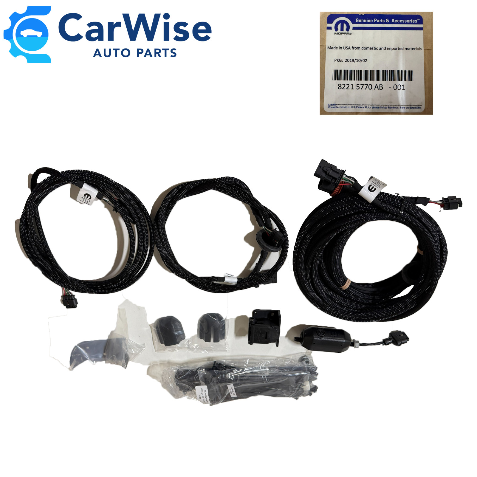 NEW OEM MOPAR 2019-2021 RAM 3500 2500 BACKUP CAMERA KIT 82215770AB