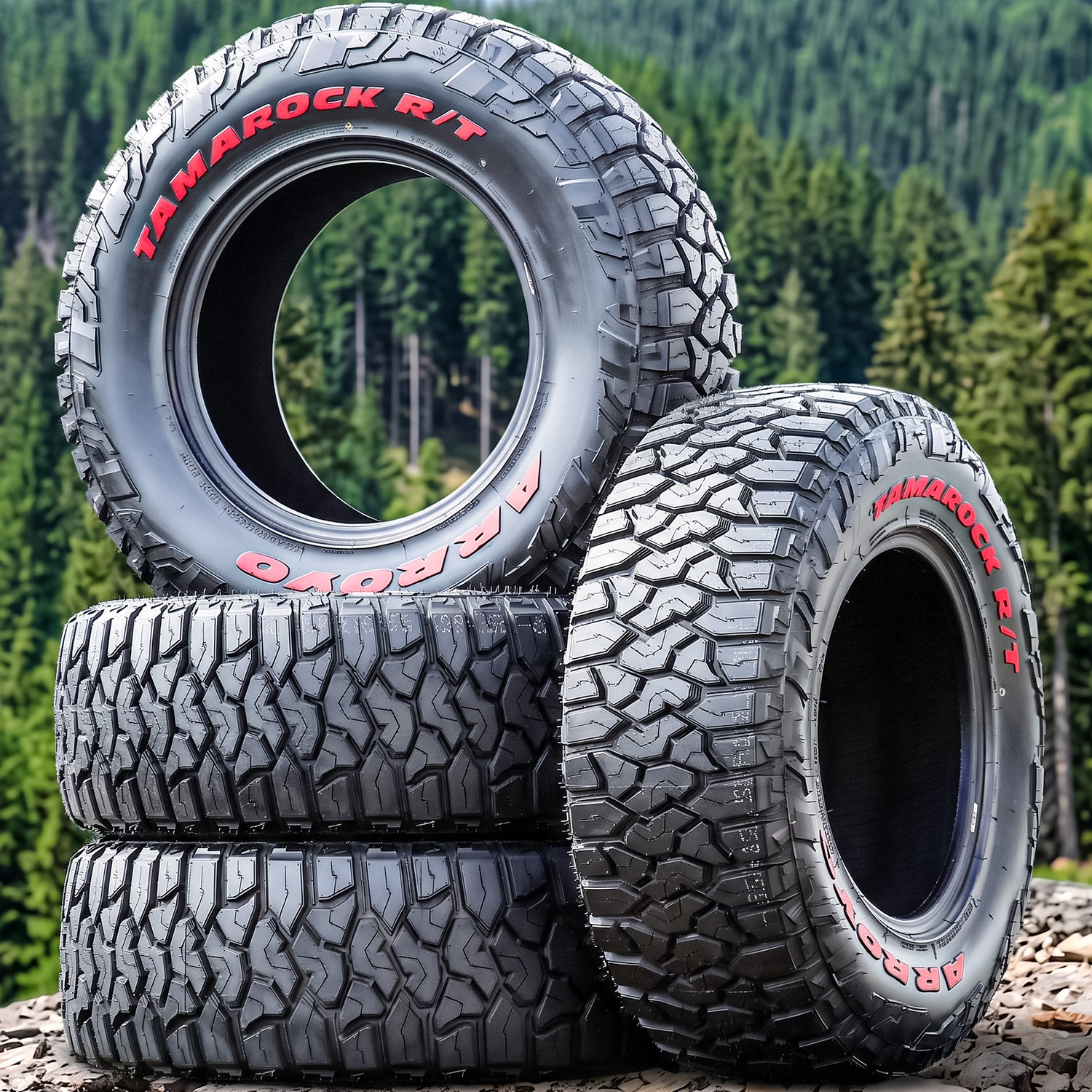 4 Arroyo Tamarock R/T 275/65R20 128/125R F 12 Ply Light Truck Tires