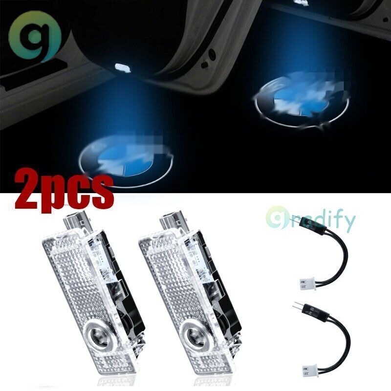 2x Car Door Light Classic Welcome Light Fits For  E60 E63 E90 E92E93 fastness