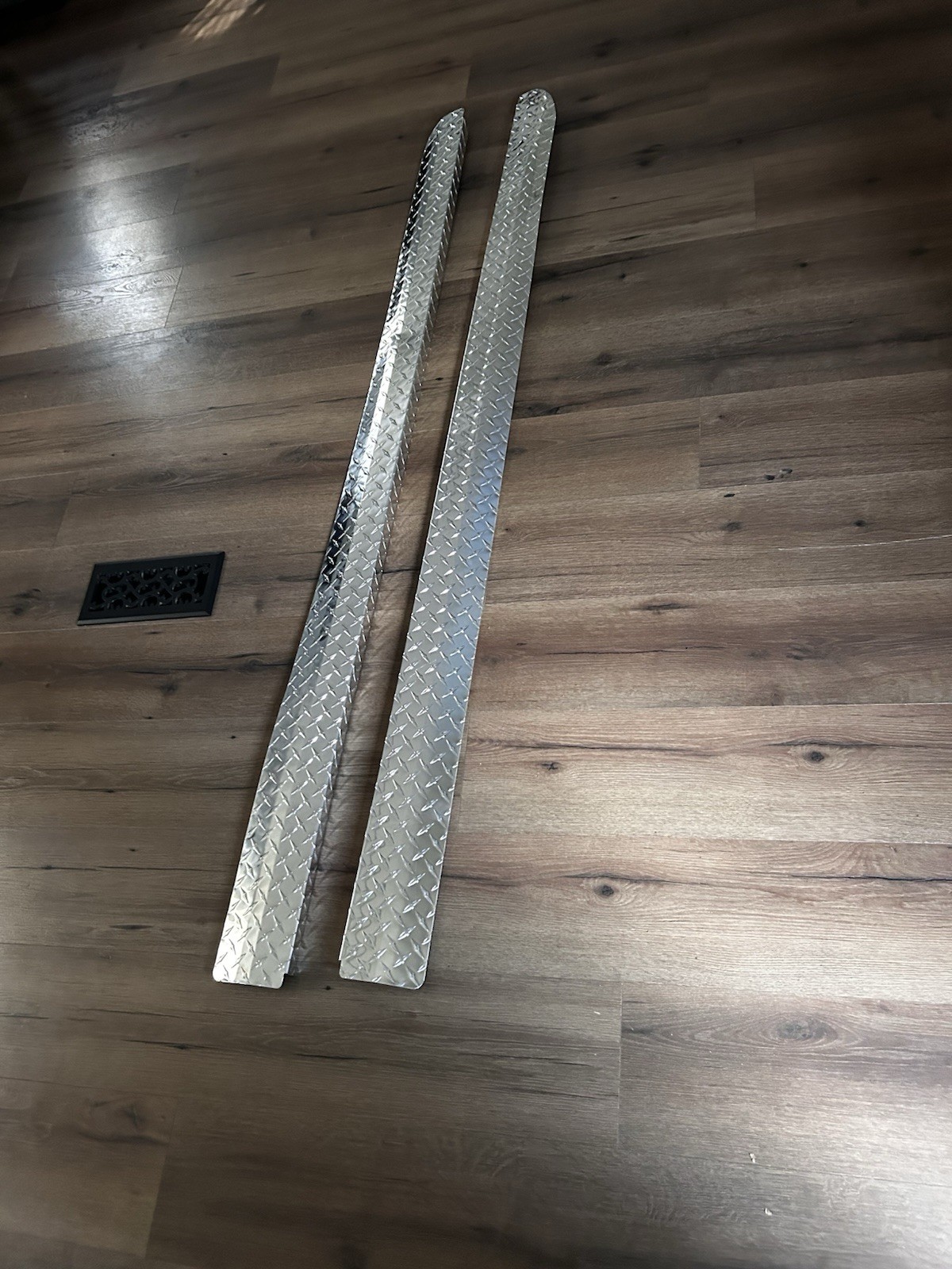 Diamond Plate Bed Rails  For A 2002 Ford Ranger Short Bed Regular Cab