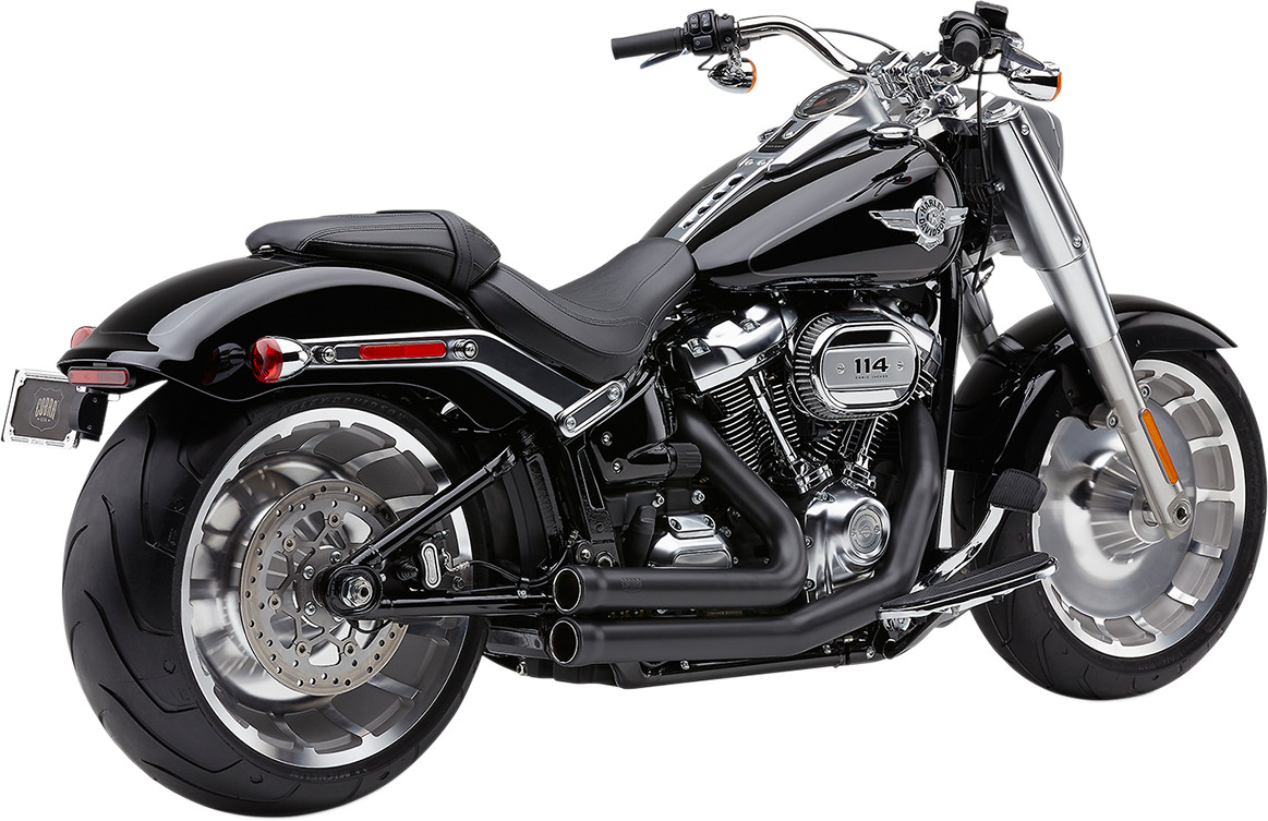 Cobra 909 Black Exhaust Harley FLFBS Fat Boy FXBRS FXBR Breakout 2018-2020